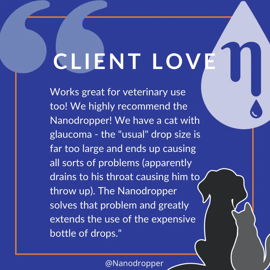 Nanodropper: Not Just for Humans—Pets Love It Too!